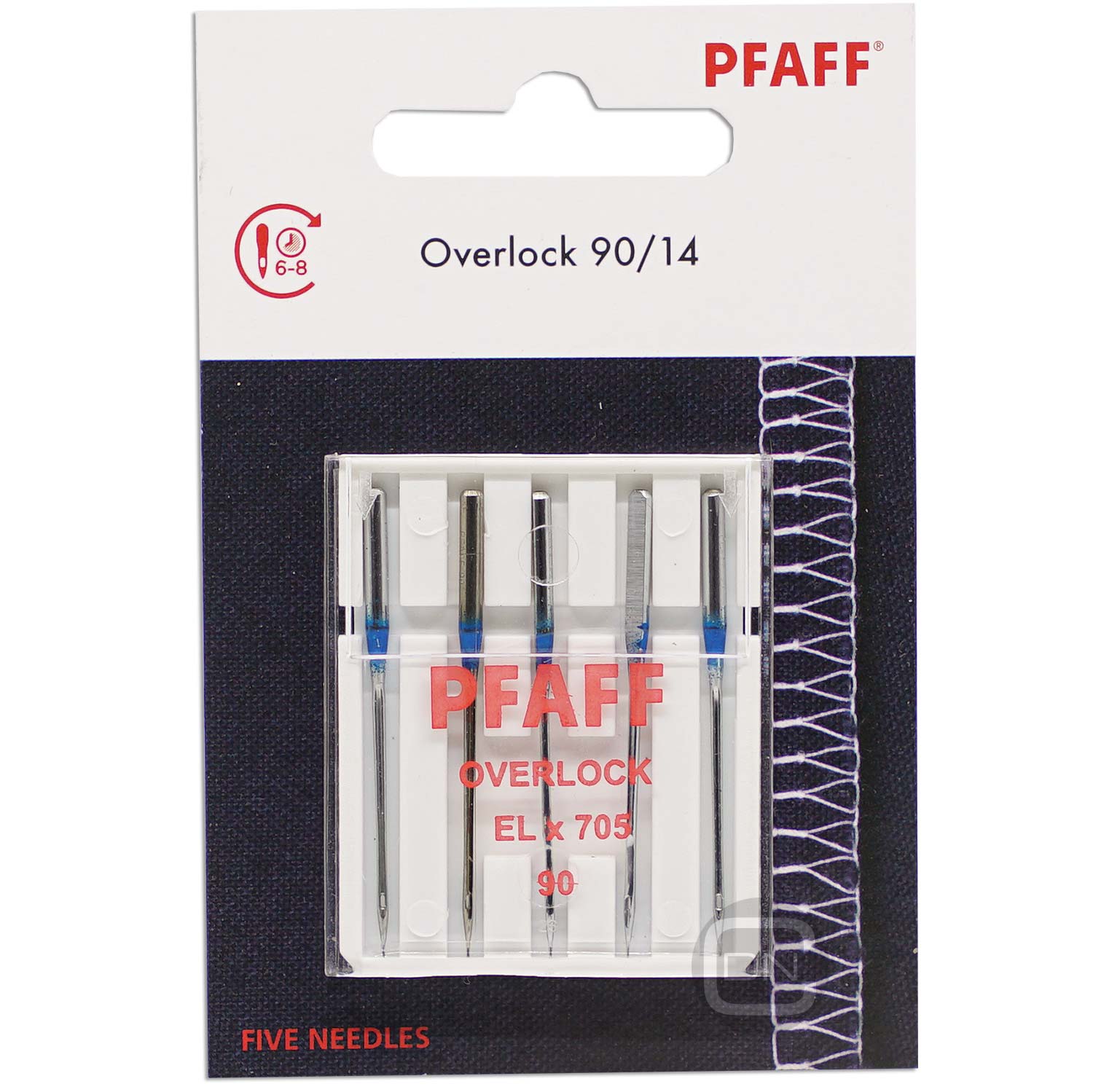 Overlock Nadel ELx705 Stärke 90 5er Pack Pfaff