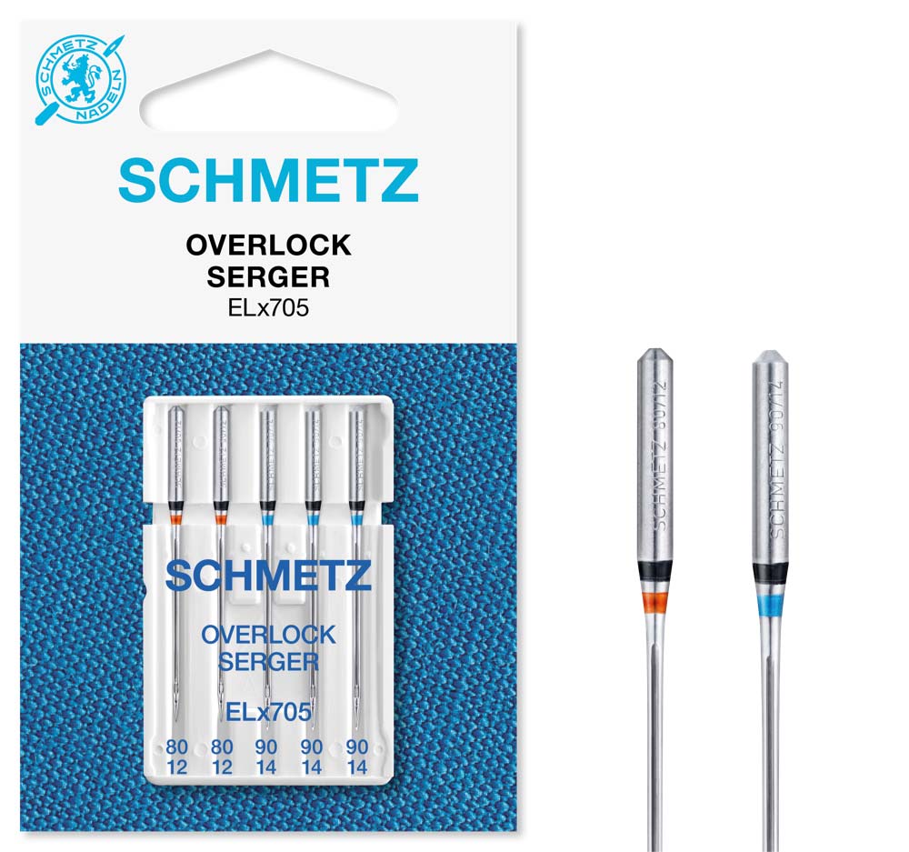 Overlocknadel ELx705 Stärke 80 90, 5er Pack (Schmetz)