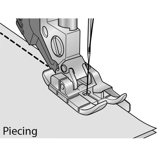 Pfaff Patchworkfuß mit Führung rechts IDT