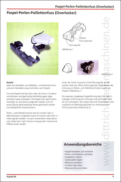 681f6d8d1cb40a771174828365c27506 Bernina Handbuch Nähfüße Kapitel M-N (Bernina Features) - ARCHIV