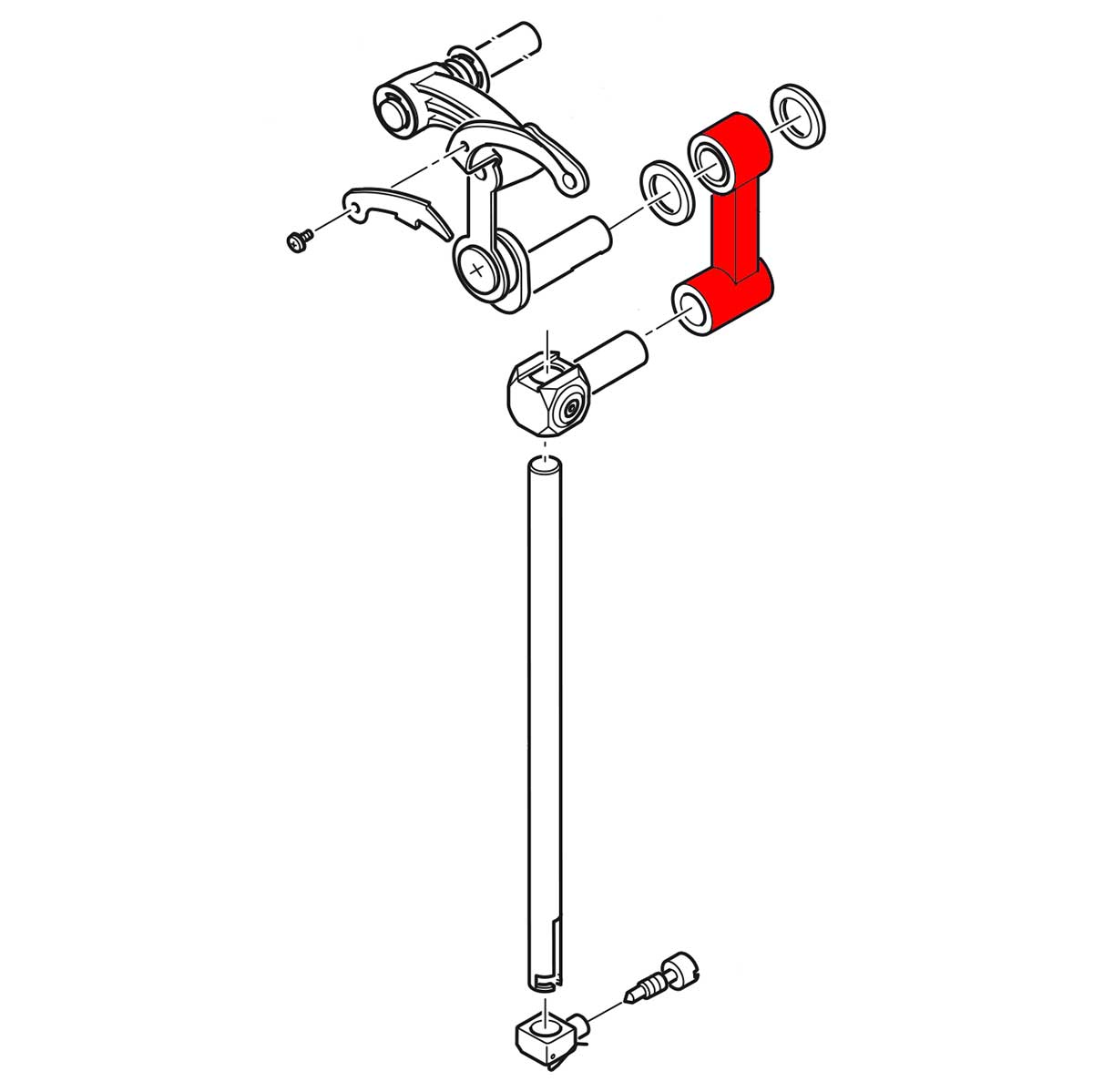 Nadelstange Antrieb Pleul Pfaff