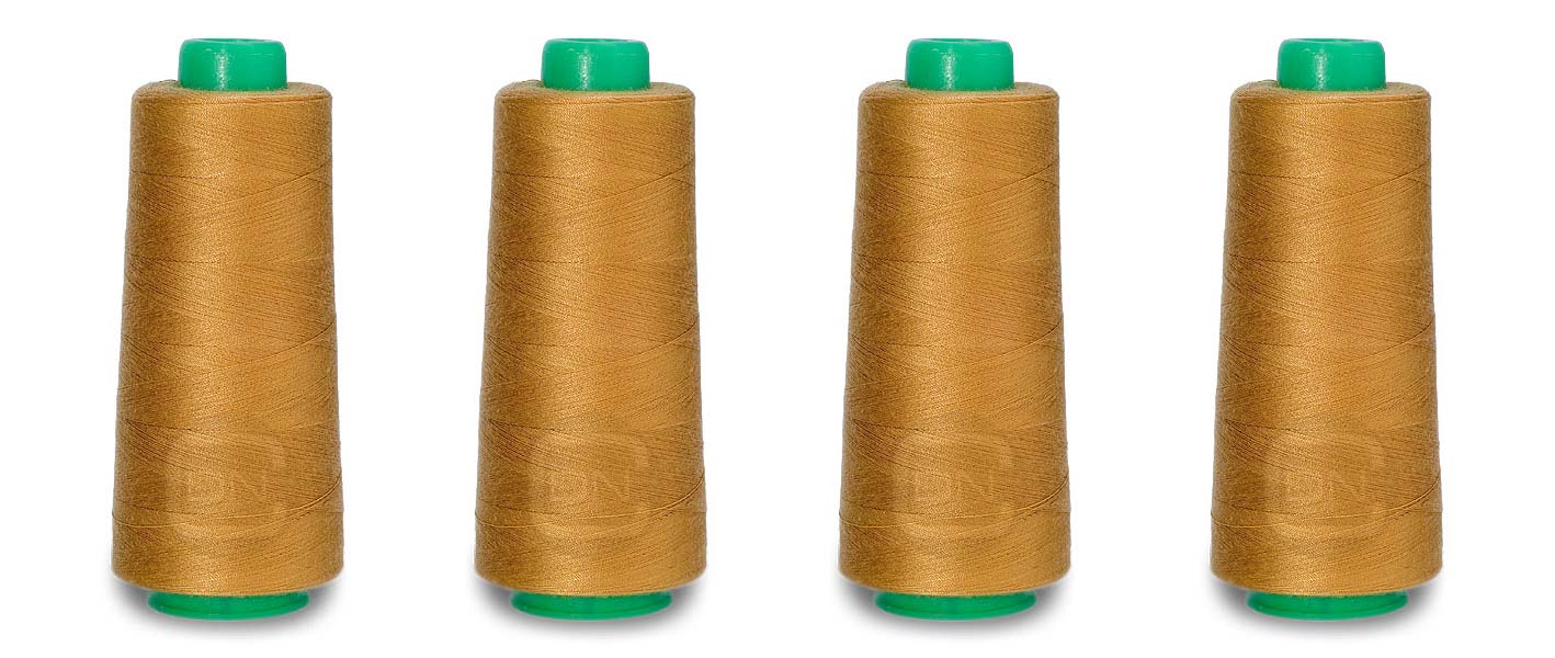 Overlockgarn 2500m Farbe caramel 100% Polyester