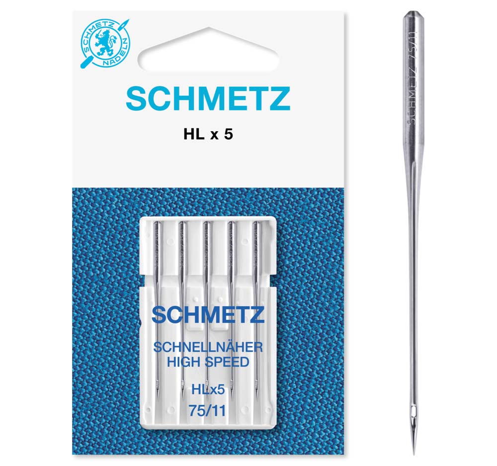 Schnellnäher Nadel HLx5 Stärke 75 - 5er Pack - Schmetz