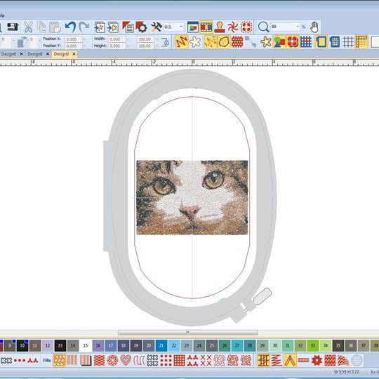 Bernina Designer Plus V8 Upgrade von Editor V5 V6 V7 - ARCHIV