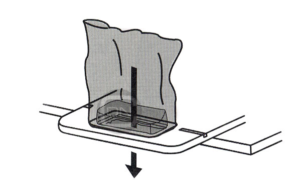 Abfallbehälter baby lock TRIM BIN