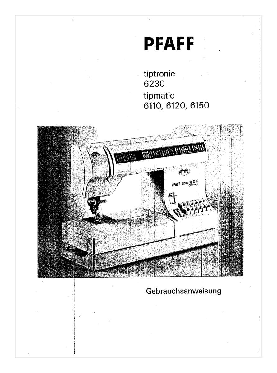 Anleitung Pfaff Tipmatic 6110 6120 6150 download