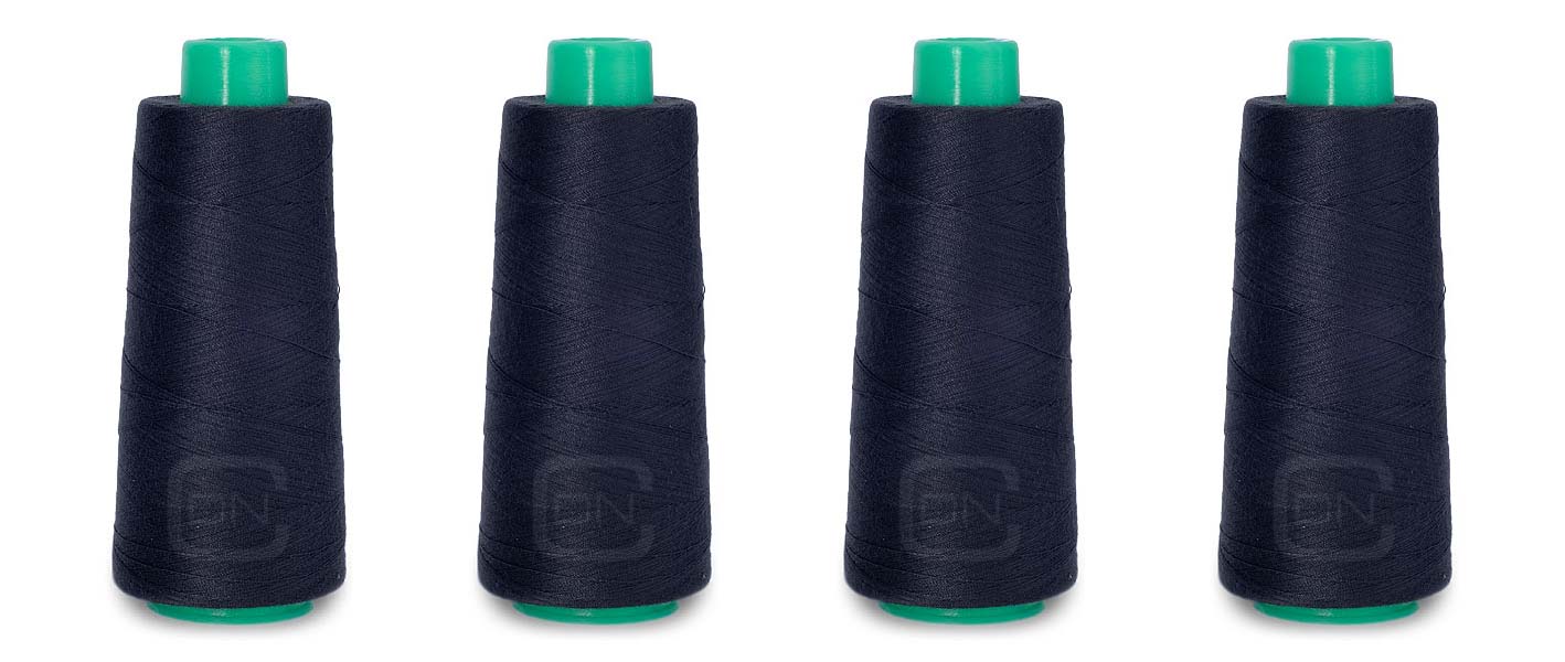 Overlockgarn 4x 2500m Farbe 924 russ 100% Polyester