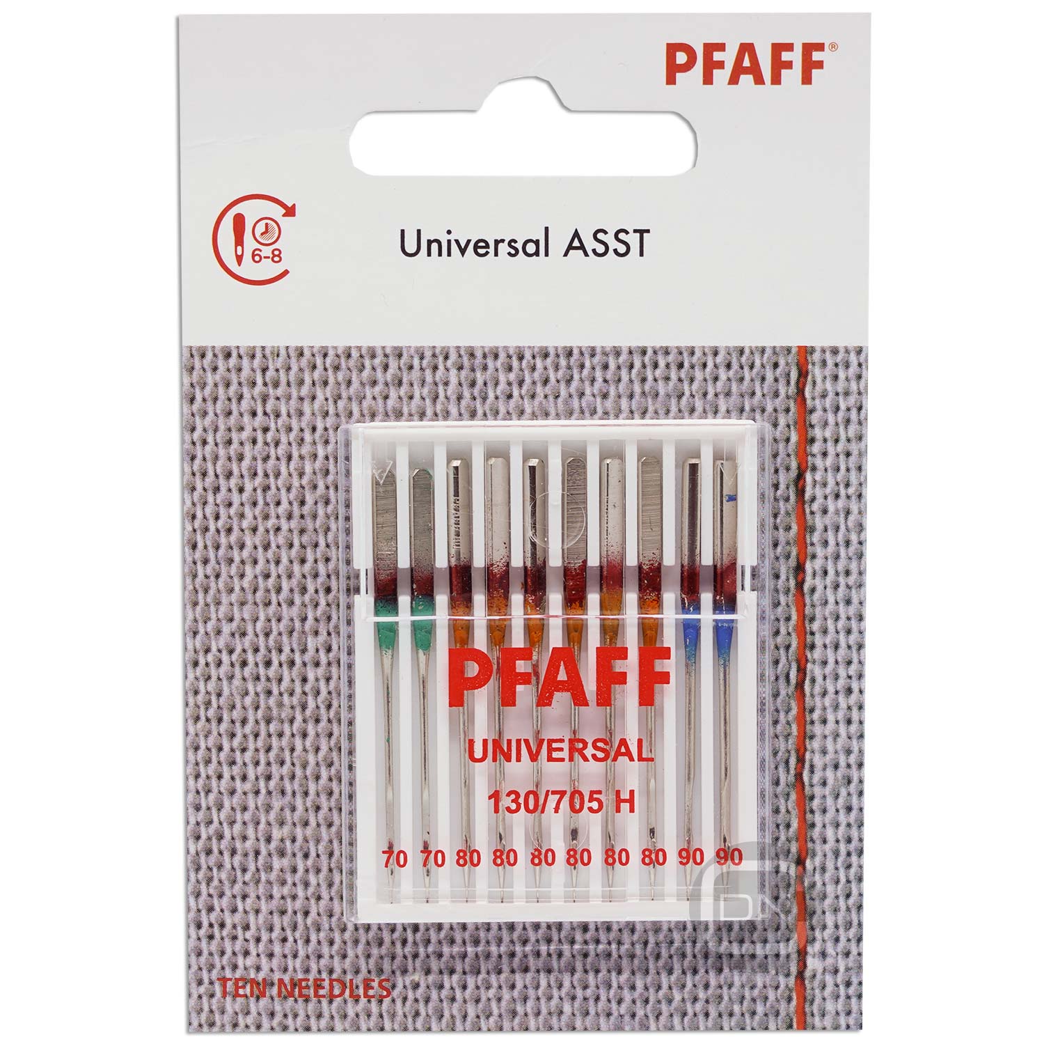 Universal Nadel Sortiment Stärke 70 80 90 10er Pack Pfaff