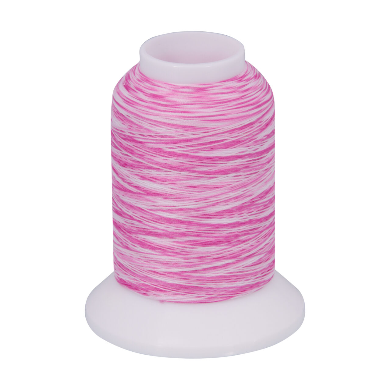 Woolly Nylon Bauschgarn rosa-weiß 1000m