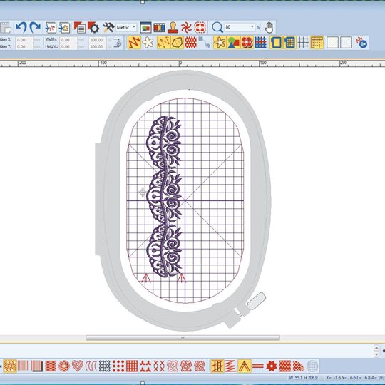 Bernina Designer Plus V8 Upgrade von Editor V5 V6 V7 - ARCHIV