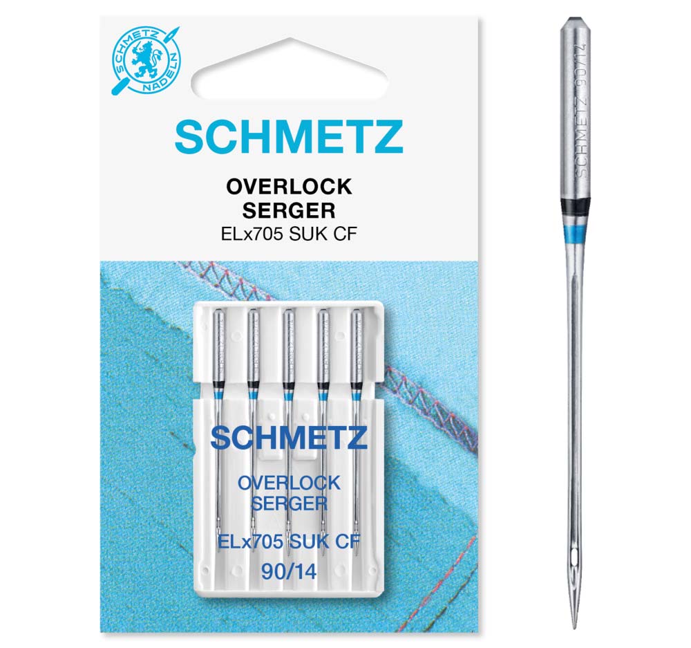 Overlocknadel ELx705 SUK CF Stärke 90 5er Pack Schmetz
