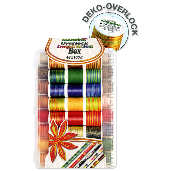 Madeira Stickgarn-Koffer 8048 DEKO - OVERLOCK - ARCHIV