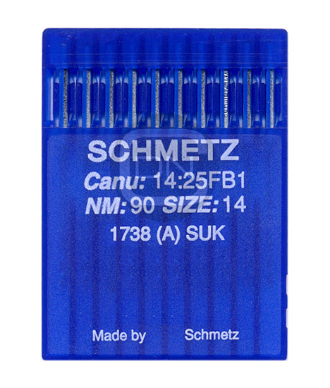 Nadel System 1738 (A) SUK, Stärke 90, 10er Pack - Schmetz