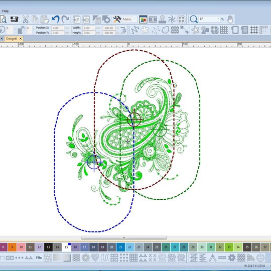 Bernina Designer Plus V8 Upgrade von Editor V5 V6 V7 - ARCHIV