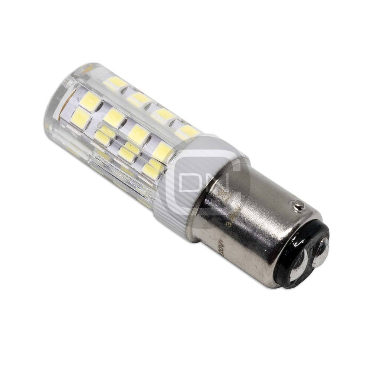 2er-Set LED 115-7 Lampe 12-24V DC/AC – 3W, 350 Lumen, Flimmerfrei, CRI85, B15D-Sockel, Kaltweiß 6000K, Für Innen & Außen